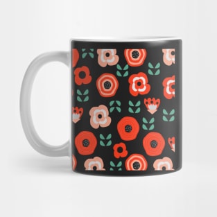 Midnight floral decor Mug